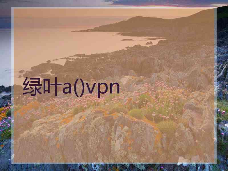 绿叶a()vpn