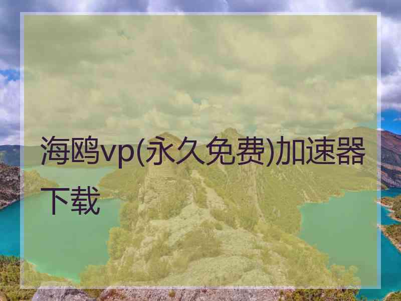 海鸥vp(永久免费)加速器下载