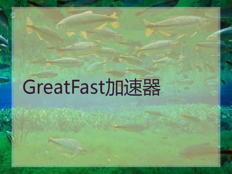 GreatFast加速器