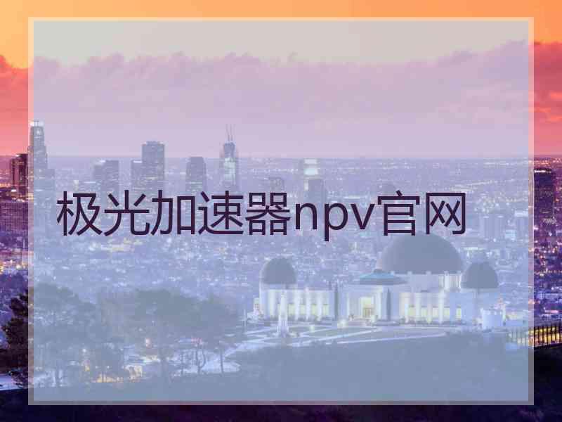 极光加速器npv官网