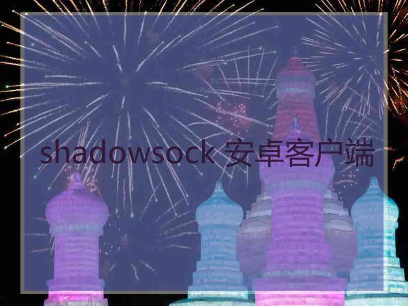 shadowsock 安卓客户端