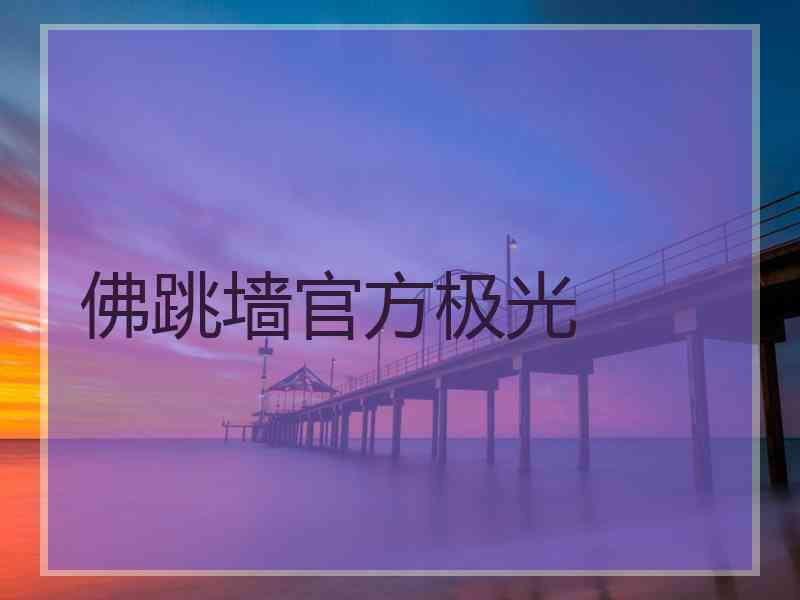 佛跳墙官方极光