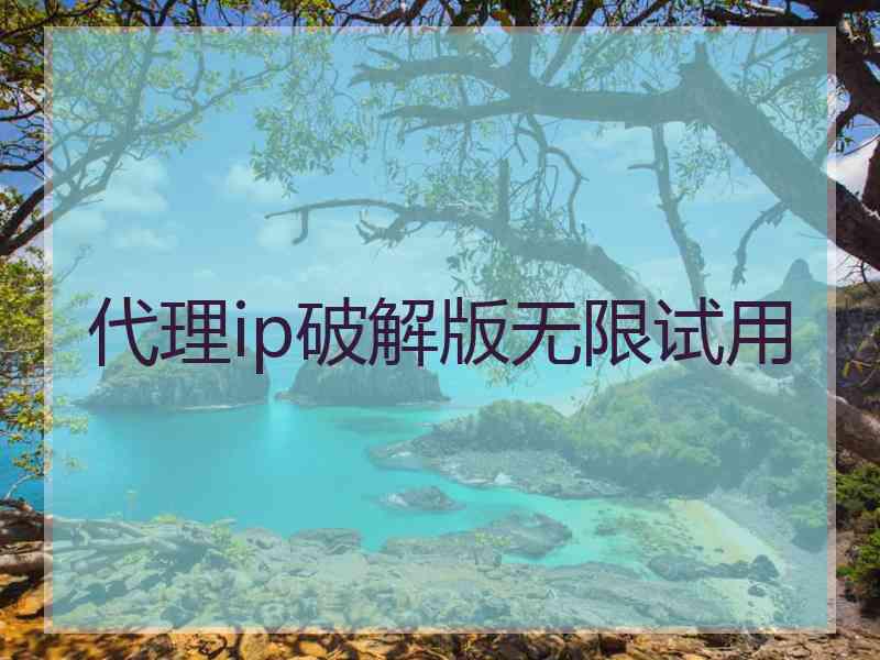 代理ip破解版无限试用