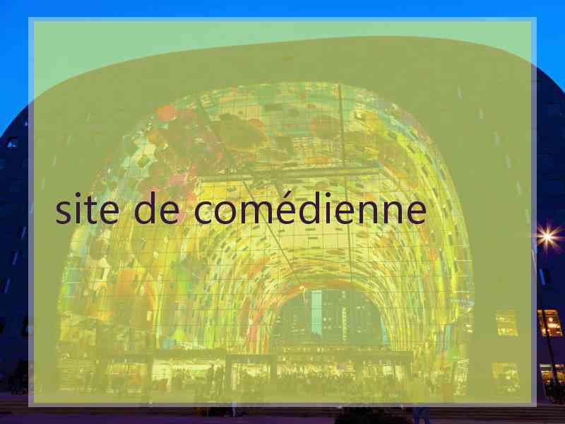 site de comédienne