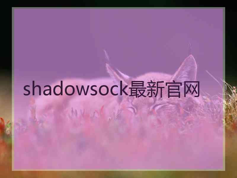 shadowsock最新官网