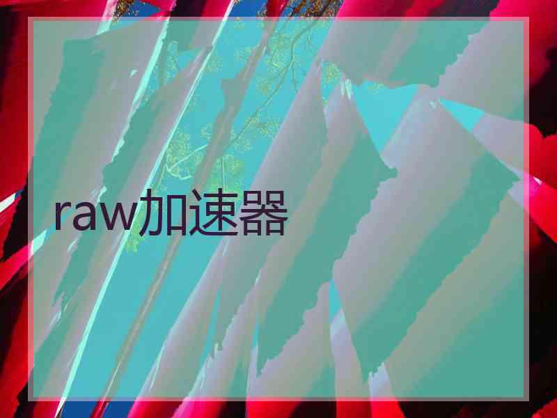 raw加速器