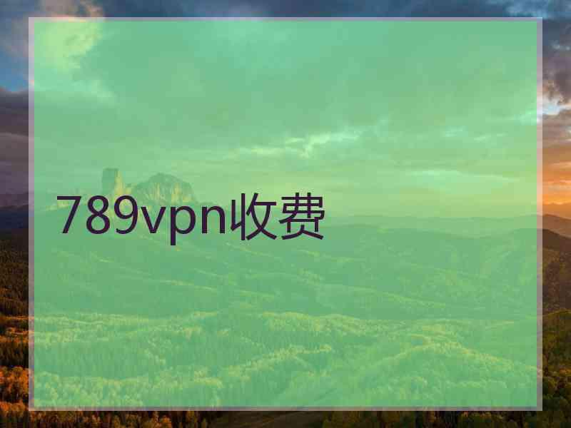 789vpn收费