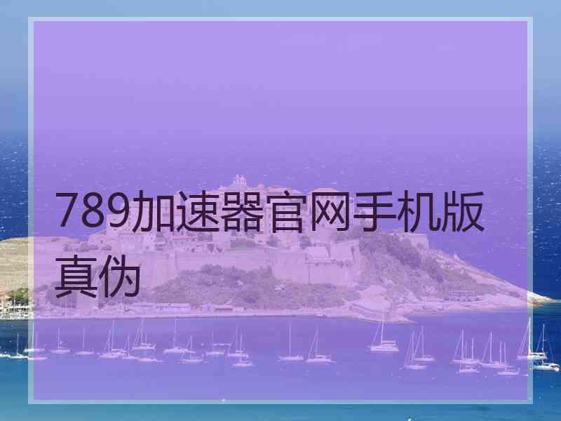 789加速器官网手机版真伪