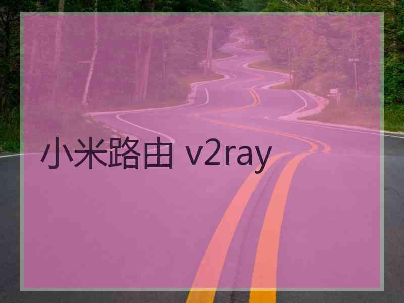 小米路由 v2ray