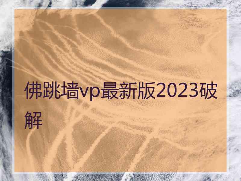 佛跳墙vp最新版2023破解