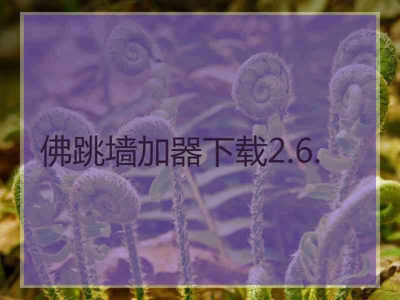 佛跳墙加器下载2.6.