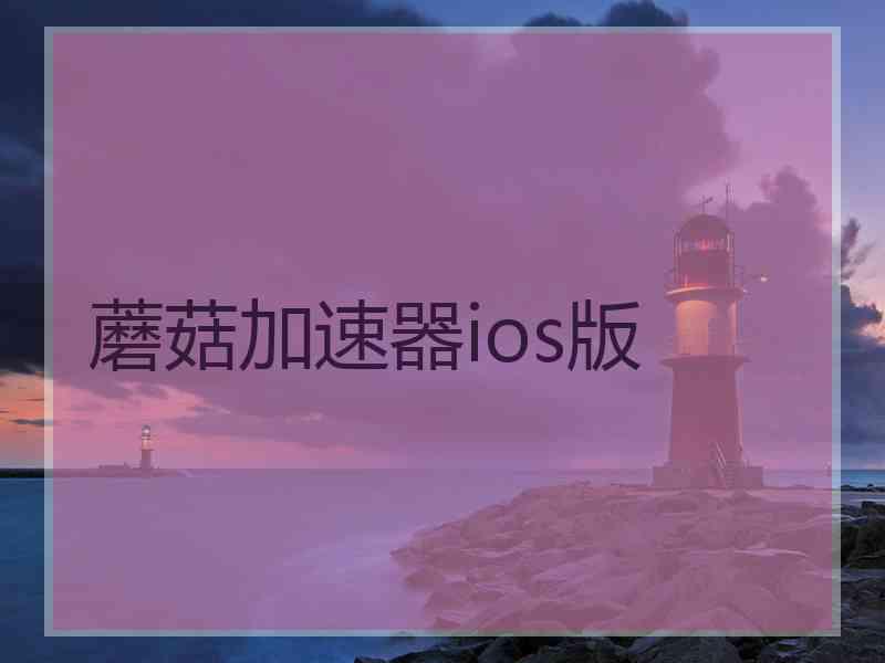 蘑菇加速器ios版