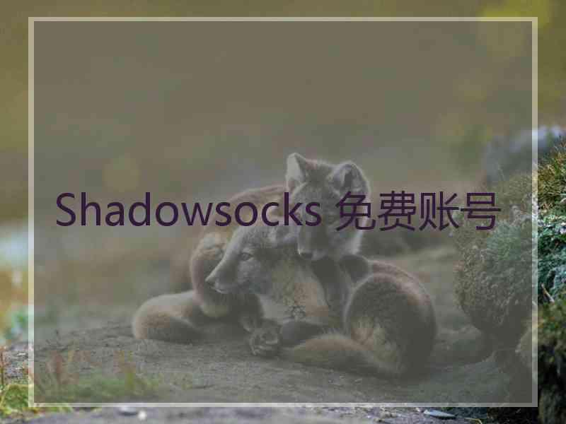 Shadowsocks 免费账号