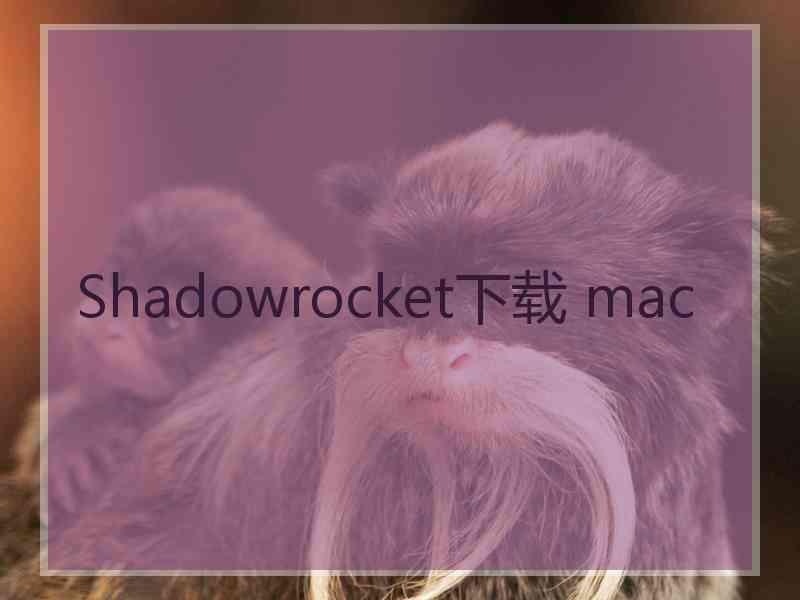 Shadowrocket下载 mac