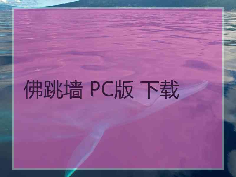 佛跳墙 PC版 下载