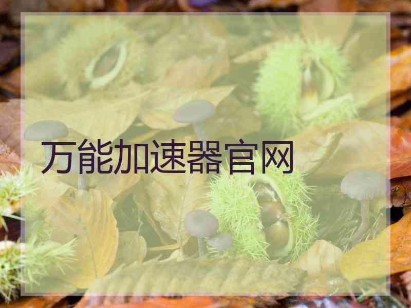 万能加速器官网