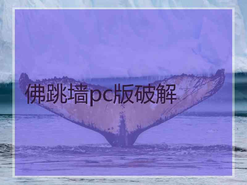 佛跳墙pc版破解