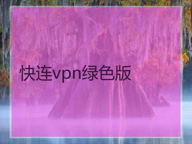 快连vpn绿色版