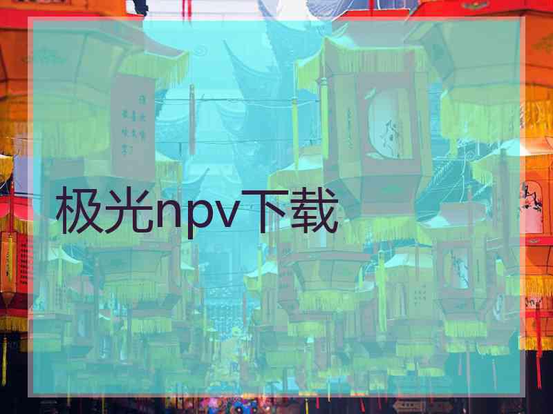 极光npv下载